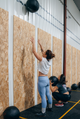 Wall ball, mur en OSB