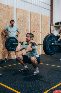 Front squat lourd